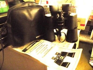Tasco Binoculars 10x50mm Zip Focus 2023BRZ Wide Angle 122m/1000m Coated + Bag - Picture 1 of 5