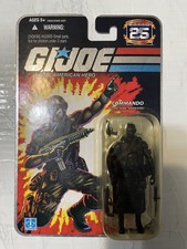 G.I. Joe 25th Anniversary Snake Eyes  | Foil Card | MOC | 2007 | Hasbro