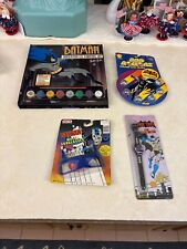 Lot of 4 Batman:  Mask Sunglasses, Digital Watch, Cel Painting Kit and Marbles