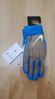 耐克 D-Tack x Off-White 足球手套 XL 运动正品男式蓝色棕色 全新 — 第 1/4 张图片