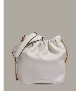 Donna Karan NY Rosedale leather chain small crossbody bag -White (Defective) - Picture 1 of 19