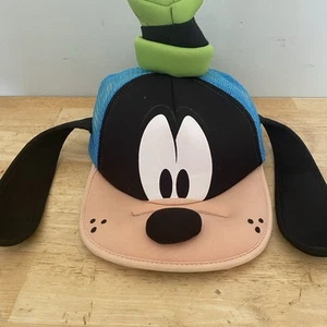 Disney Parks Goofy Face Ears Mesh Foam Adult Baseball Cap Hat Adjustable - Picture 1 of 18