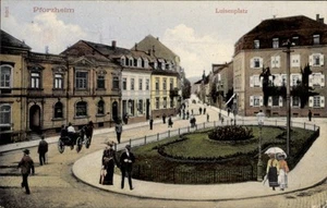 Ak Pforzheim im Schwarzwald, Luisenplatz - 11280105 - Bild 1 von 2