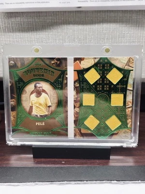 2025 Leaf History Book Pele Six Game Used Patch Souvenir Book 1/2 - Image 1 of 4