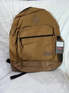 Genuine Dickies Student Varsity Backpacks Brown 17" H x 13" x 6.5" New - Picture 1 of 4