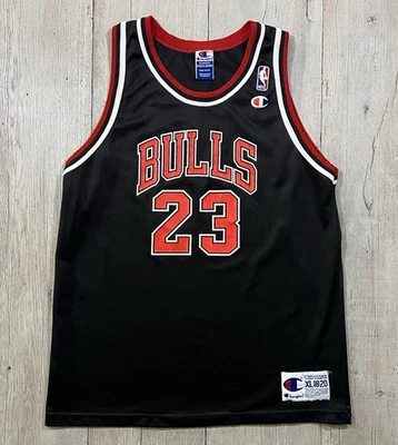 Camiseta deportiva vintage de los Chicago Bulls Michael Jordan #23 campeón de la NBA niños talla XL 18-20 Foto 1 de 4