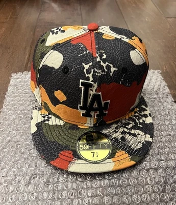 7 1/4 Hat Club New Era 59Fifty Camo Skin Los Angeles Dodgers Hat Cap New IN HAND - Image 1 of 4