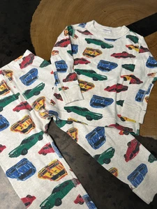 HANNA ANDERSSON RENNWAGEN 2-TEILIGES PYJAMA-SET AUS BIO-BAUMWOLLE JUNGEN 3T - Bild 1 von 3