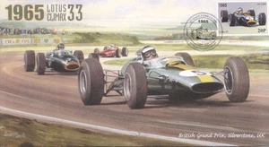 1965 Lotus 33, BRM P261 FERRARI 158 SILVERSTONE F1 Cover - Bild 1 von 1