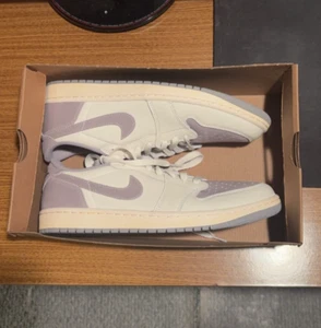 Nike Air Jordan 1 Retro Low OG Atmosphere Grey Sail CZ0790-101 Men's Size 10.5 - Picture 1 of 7