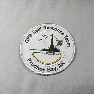 Parche redondo GPB Spill Response Team Prudhoe Bay AK Alaska Oil & Gas 3,5" - Imagen 1 de 2
