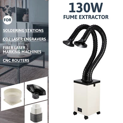 OMTech 150W XF-250 Fume Extractor Air Purifier for Laser Engravers and More