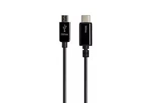 526501 Techlink USB Type C Plug - Micro USB 2.0 Plug 1m -USB-C to Micro USB Cabl - Picture 1 of 5