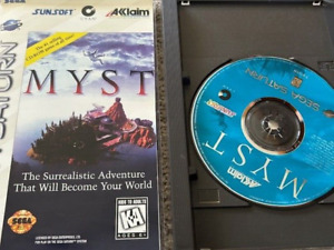 Myst (Sega Saturn, 1995) *CIB* *Long Box*-tested working-excellent condition