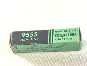 New/Old Esterbrook Fountain Pen Nib - 9555 Firm / FINE New in Box + nib chart - Picture 1 of 6