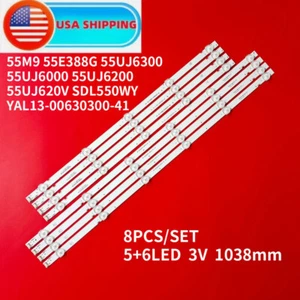 LED Backlight for LG 55" TV 55UJ6200 RF-AZ550E30-0501A-12 SDL550WY - Picture 1 of 5