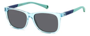 POLAROID KIDS PLD 8058/S MVU AZURE 46/13/125 KIDS Sunglasses - Picture 1 of 3