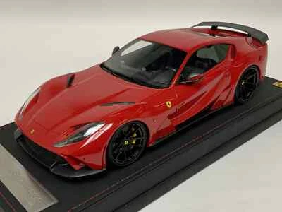 1/18 Ivy Models Ferrari 812 Novitec N Largo in Rosso Corsa red on Leather - Image 1 of 4