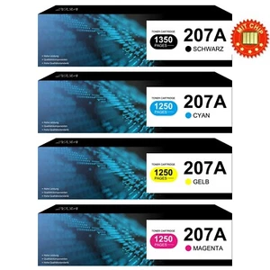 Toner für HP 207A / 207X W2210A LaserJet Pro MFP M283FDW M283FDN M255DW Mit Chip - Bild 1 von 11