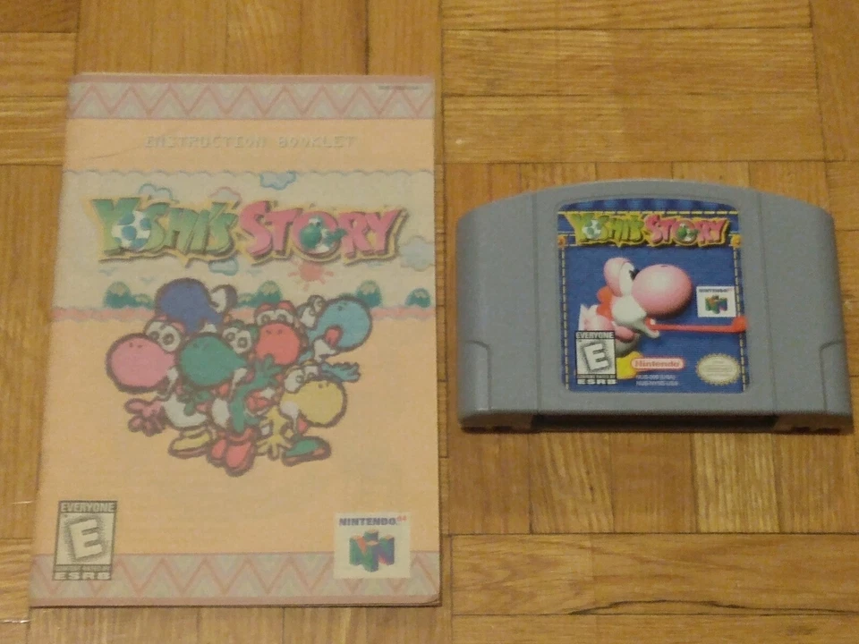 Yoshi's Story (Nintendo 64, 1998) N64 Yoshis Stories With Manual Authentic OEM - Image 1 of 1