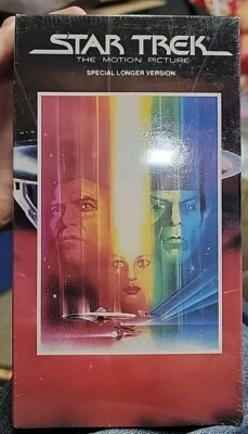 STAR TREK The Motion Picture - Special Longer Version (VHS, 1991) New Sealed   - Image 1 of 3
