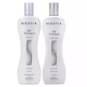 BioSilk Silk Therapy Conditioner, 12 oz and BioSilk Silk Therapy Shampoo, 12oz - Picture 1 of 1