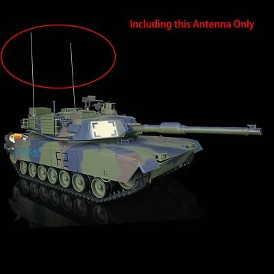 Metal Common Antenna for Heng Long 1/16 RC Tank German Tiger I USA M4A3 Sherman - image 1 of 4