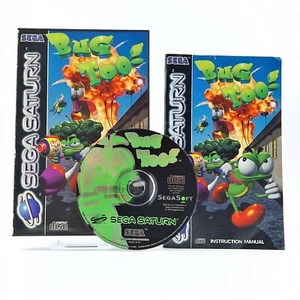 Juego Sega Saturn: BUG Too! - Instrucciones de CD EMBALAJE ORIGINAL / PAL Disk - Imagen 1 de 7