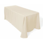 Tablecloth Rectangular Seamless 90x156 Inch By Broward Linens (Variety colors)