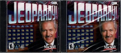 Lot of 2 Jeopardy Apple New Mac 9.0 & Below 3500 Answers Multiplay Daily Doubles - Image 1 of 2