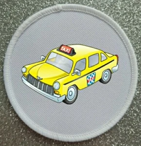 3" New York Yellow Taxi NYC USA Sublimation Iron / Sew Patch Badge - Picture 1 of 1