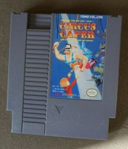 Circus Caper  NES vintage authentic   NINTENDO Game Tested work - Picture 1 of 2