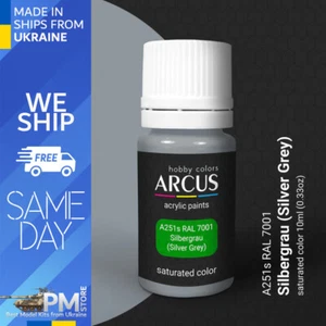 Arcus A251 Acrylic paint RAL 7001 Silbergrau saturated color - Picture 1 of 3
