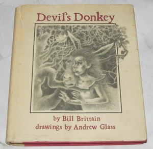 Devil's Donkey Hardcover Bill Brittain Signed Autograph 1st Edition Andrew Glass - Picture 1 of 10