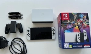 Nintendo Switch OLED-Model 64GB Weiß mit OVP 7 Monate alt / Top Zustand - Imagen 1 de 23