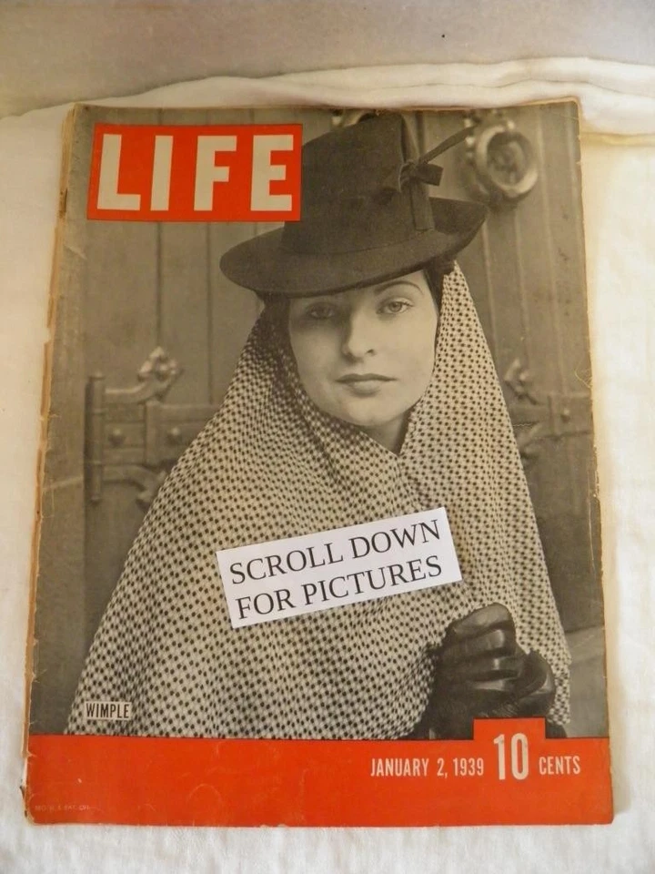 AUGUST 28,1939 LIFE MAGAZINE Foto 1 de 1