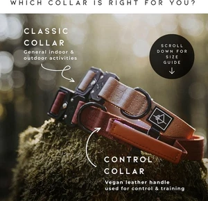 Made to ROAM Premium Dog Collar - Adjustable Heavy Duty Nylon Collar with Quick- - Picture 1 of 10