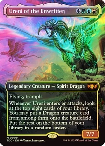 MTG ** FOIL ** Ureni of the Unwritten (Borderless) - Tarkir: Dragonstorm - Bild 1 von 1