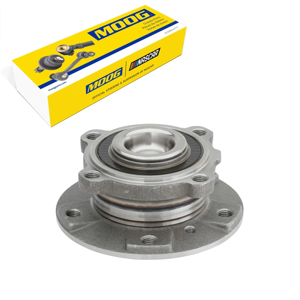 Conjunto de cojinete de rueda y buje delantero MOOG para BMW 528i 2008-2011 Foto 1 de 4