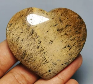 Natural Beautiful Golden Hair Rutilated Quartz Crystal Sphere Heart Specimen - Picture 1 of 10