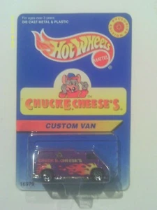 Hotwheels ChuckE Cheese furgoneta personalizada edición exclusiva 1996 sin usar y en caja fundida a presión - Imagen 1 de 6