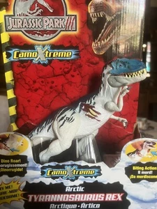 Hasbro Jurassic Park JP3 III Arctic Tyrannosaurus Rex Camo Xtreme T-Rex Packaged - Picture 1 of 4