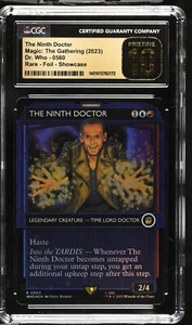 MTG The Ninth Doctor Showcase FOIL Universes Beyond: Doctor Who CGC 10 Pristine - Picture 1 of 2