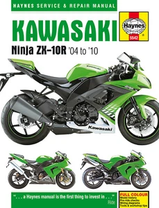 Manual de reparación Kawasaki ZX 10R 2004, 2005, 2006, 2007, 2008, 2009, 2010 - Imagen 1 de 2