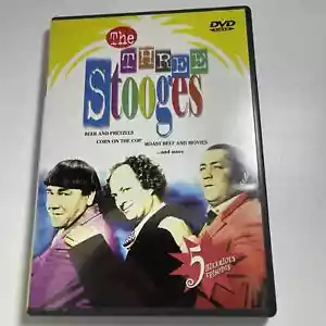 The Three Stooges 5 Episodes (DVD , 2003) AMAZING DVD IN ORIGINAL SHRINK WRAP!! - Picture 1 of 1