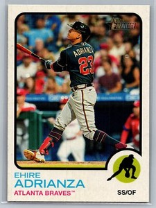 2022 Topps Heritage #438 Ehire Adrianza