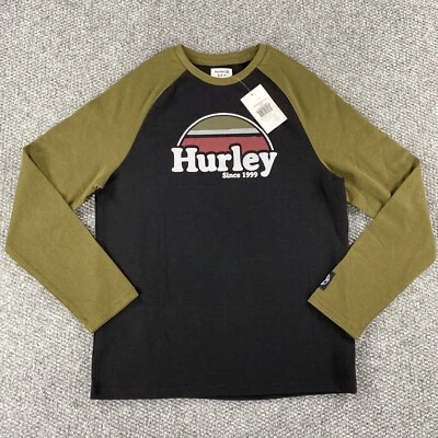 Camiseta Raglán Hurley Para Hombres Rise And Jam Térmica Manga Larga Talla Pequeña Foto 1 de 4