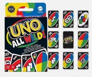 UNO All Wild Card Game with 112 Cards Family Adult Kid Card Game Uno AU Stock - Picture 1 of 12