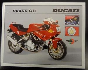 1991 Ducati 900SS CR double-sided brochure / literature SP - Picture 1 of 2