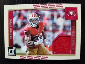 2016 Donruss Threads Carlos Hyde Player Worn Relic #9 49'ers - Imagen 1 de 2